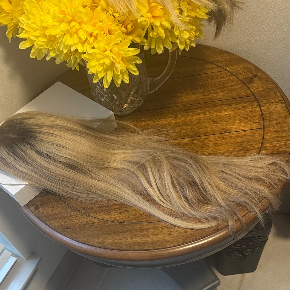 Madison Hair Collection 24" Silk Hair Topper 9"x9" Large Base NEW PICS ADDED - Picture 13 of 17
